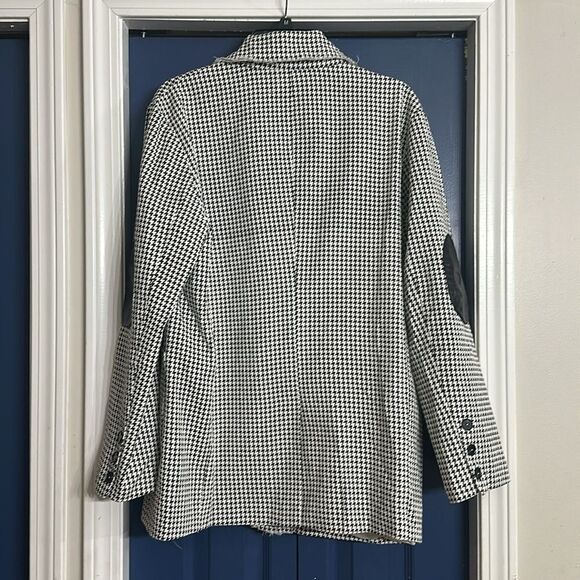 POL Black and White Oversized Houndstooth Blazer Size S - Picture 6 of 7